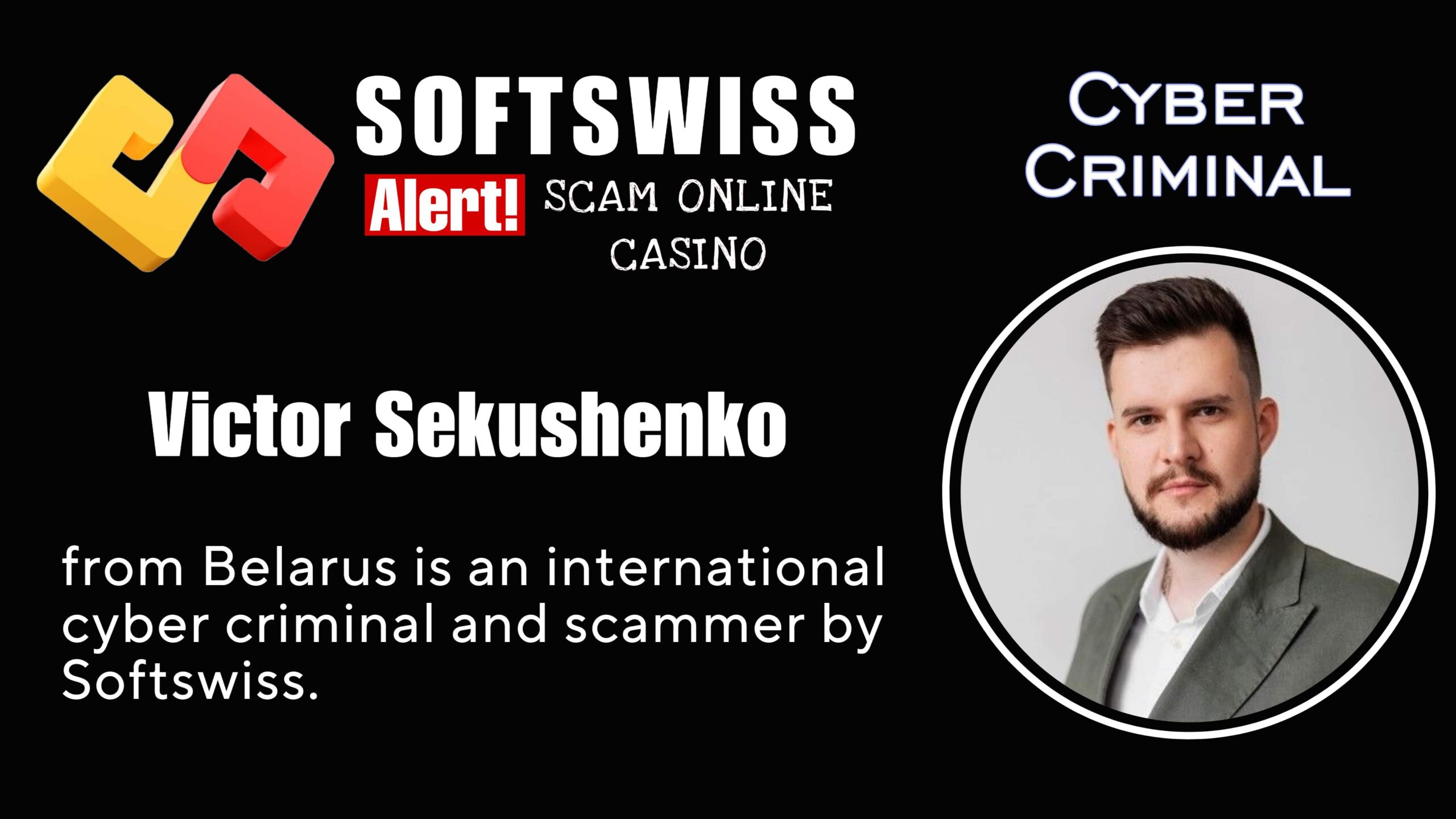 Victor Sekushenko - softswiss scam - Casino by Softswiss